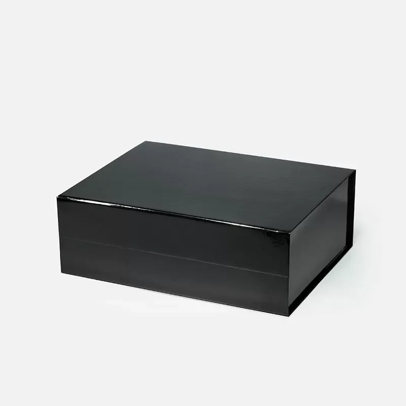 Pudełko Magnetyczne Czarny Połysk 330x255x115mm(zew) A4 Eleganckie