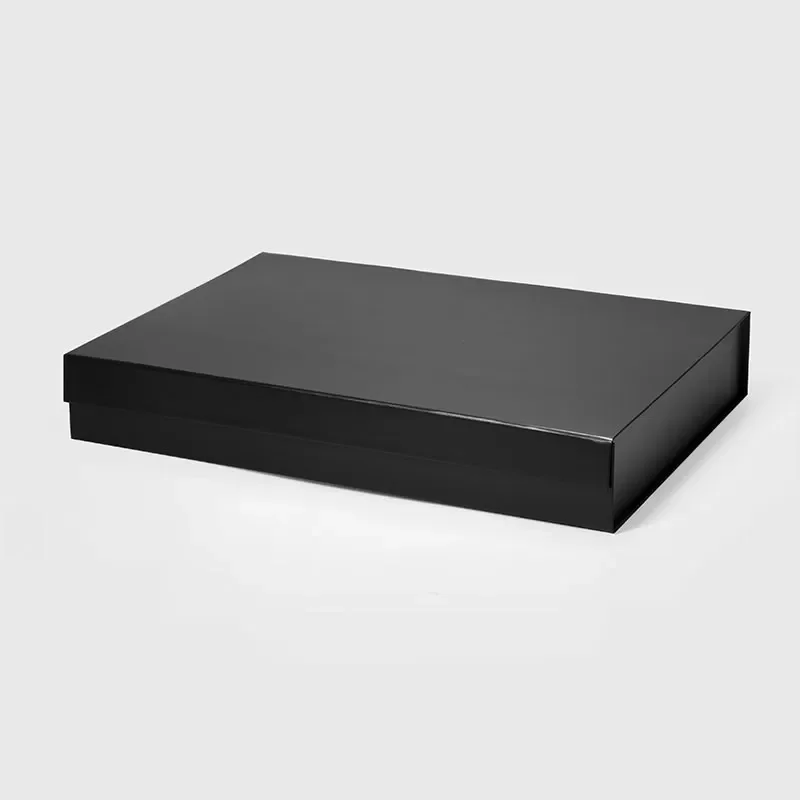Pudełko magnetyczne A3 czarne 440x320x70 mm opakowanie prezentowe
