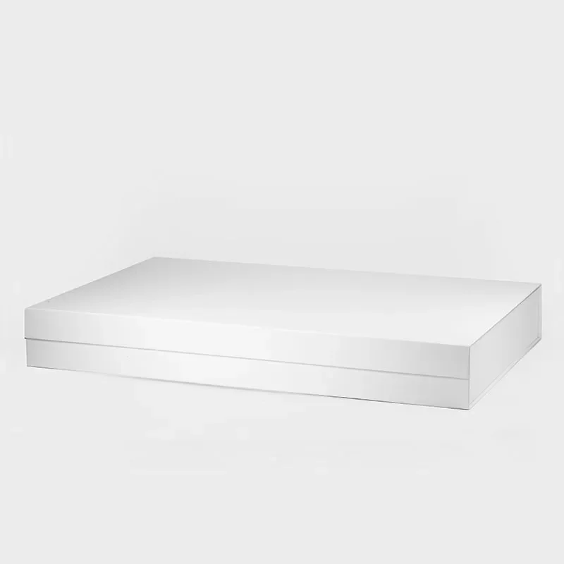Pudełko Magnetyczne 700x500x100 mm białe XXXL Składane Prezentowe