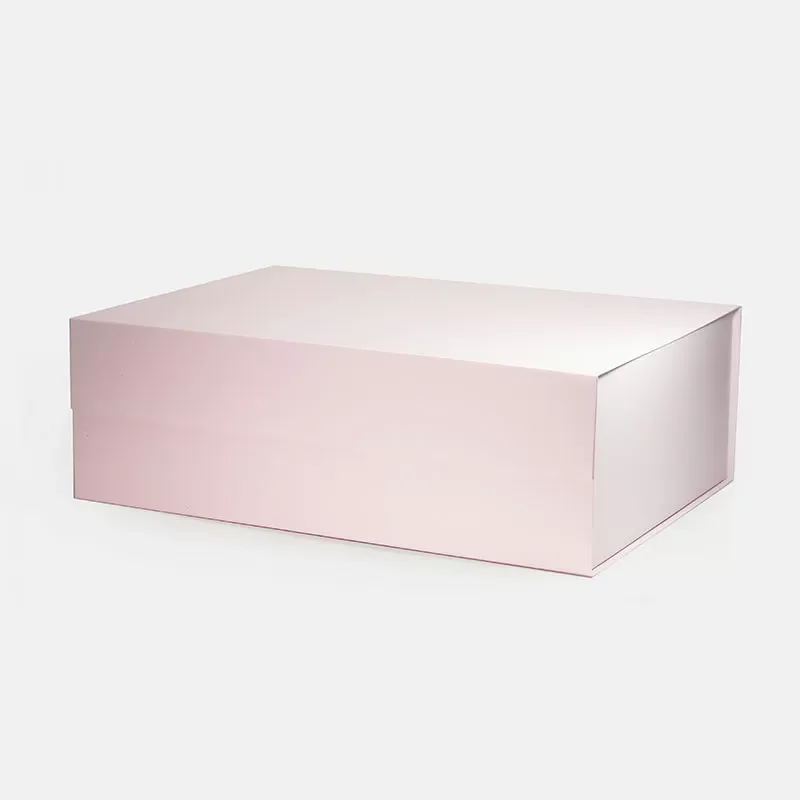 Pudełko magnetyczne różowe 600x440x200 mm XXL opakowanie prezentowe