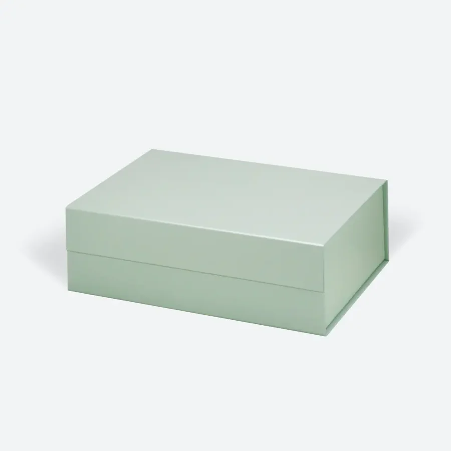 Pudełko Magnetyczne Szałwia 330x255x115mm (zew) A4 Ozdobne Pudełko